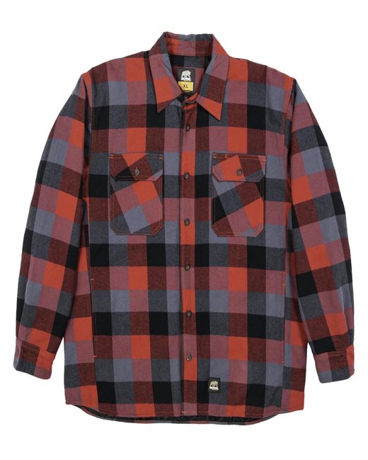 SH69T Berne Men's Tall Timber Flannel Shirt Jacket