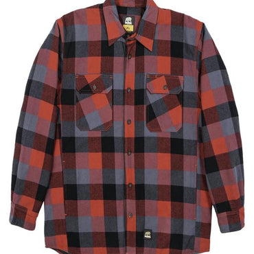 SH69T Berne Men's Tall Timber Flannel Shirt Jacket