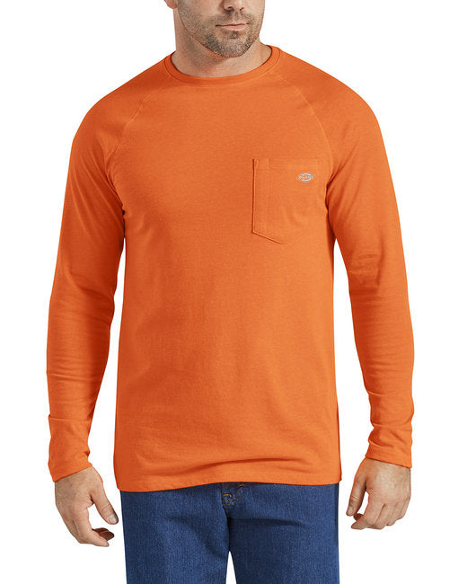 SL600 Dickies Men's Temp-iQ Performance Cooling Long Sleeve Pocket T-Shirt