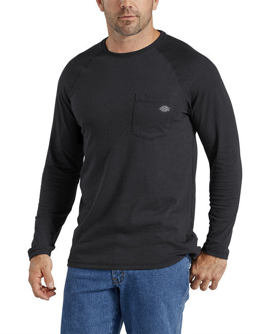 SL600 Dickies Men's Temp-iQ Performance Cooling Long Sleeve Pocket T-Shirt