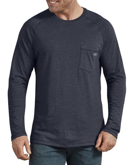 SL600 Dickies Men's Temp-iQ Performance Cooling Long Sleeve Pocket T-Shirt