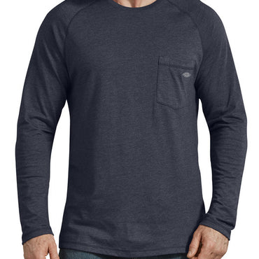 SL600 Dickies Men's Temp-iQ Performance Cooling Long Sleeve Pocket T-Shirt