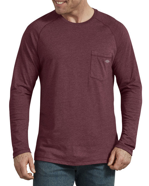 SL600 Dickies Men's Temp-iQ Performance Cooling Long Sleeve Pocket T-Shirt