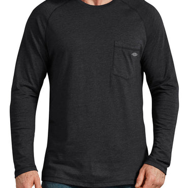 SL600T Dickies Men's Tall Temp-iQ Performance Cooling Long Sleeve Pocket T-Shirt