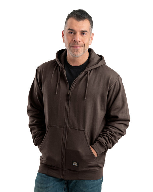 SZ101T Berne Men's Tall Heritage Thermal-Lined Full-Zip Hooded Sweatshirt