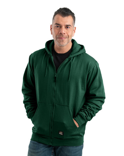 SZ101T Berne Men's Tall Heritage Thermal-Lined Full-Zip Hooded Sweatshirt