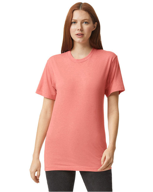 TR401 American Apparel Unisex Triblend Short-Sleeve Track T-Shirt