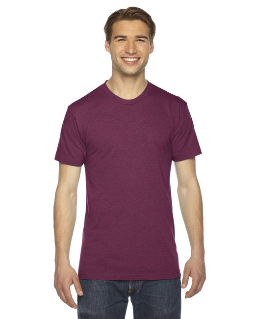 TR401US American Apparel Unisex Triblend USA Made Short-Sleeve Track T-Shirt