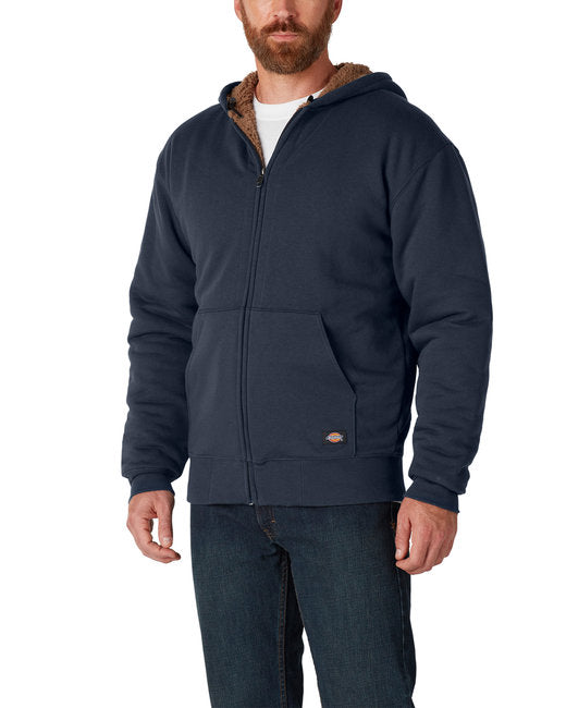 TW457 Dickies Men's Fleece-Lined Full-Zip Hooded Sweatshirt