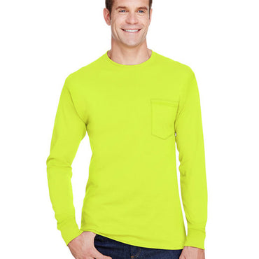 W120 Hanes Adult Workwear Long-Sleeve Pocket T-Shirt