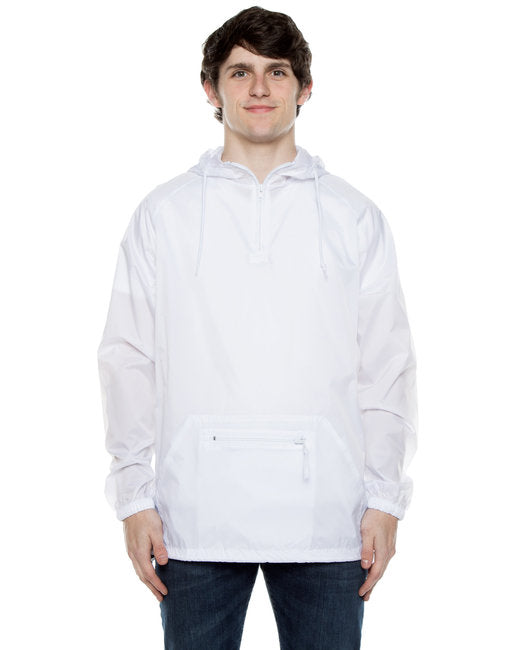 WB107BG Beimar Drop Ship Unisex Nylon Packable Pullover Anorak Jacket