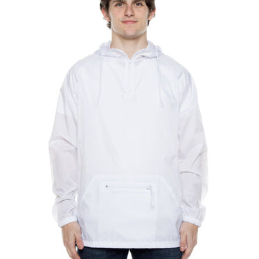 WB107BG Beimar Drop Ship Unisex Nylon Packable Pullover Anorak Jacket