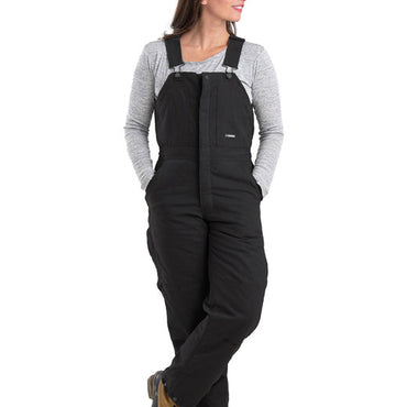 WB515 Berne Ladies' Softstone Duck Insulated Bib Overall