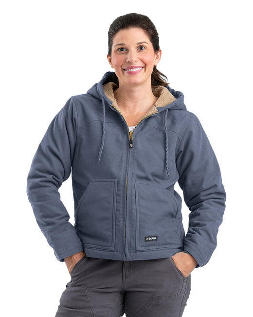 WHJ43 Berne Ladies' Softstone Hooded Coat