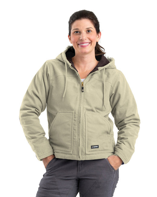 WHJ43 Berne Ladies' Softstone Hooded Coat