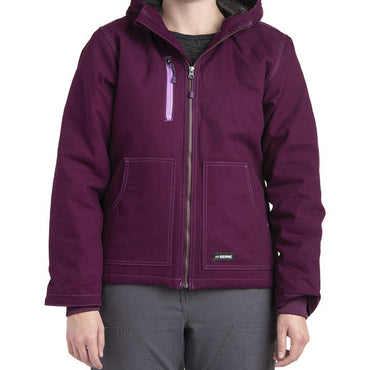 WHJ64 Berne Ladies' Softstone Modern Full-Zip Hooded Jacket