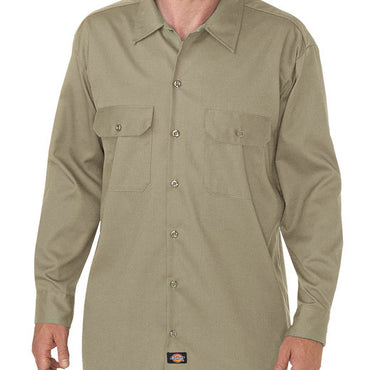 WL675 Dickies Men's FLEX Relaxed Fit Long-Sleeve Twill Work Shirt