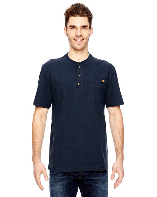 WS451 Dickies Men's 6.75 oz. Heavyweight Work Henley