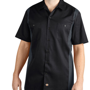 WS508 Dickies Men's Two-Tone Short-Sleeve Work Shirt