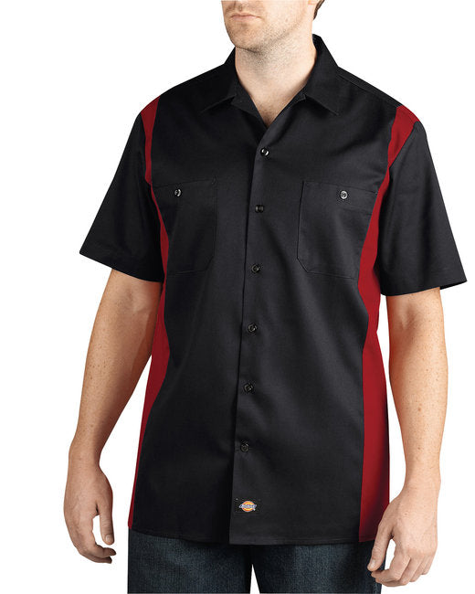 WS508 Dickies Men's Two-Tone Short-Sleeve Work Shirt