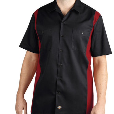 WS508 Dickies Men's Two-Tone Short-Sleeve Work Shirt