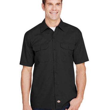 WS675 Dickies Men's FLEX Short-Sleeve Twill Work Shirt