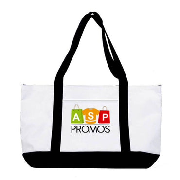 Q-Tees Polyester Shopping Tote Bag