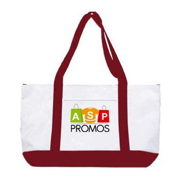 Q-Tees Polyester Shopping Tote Bag