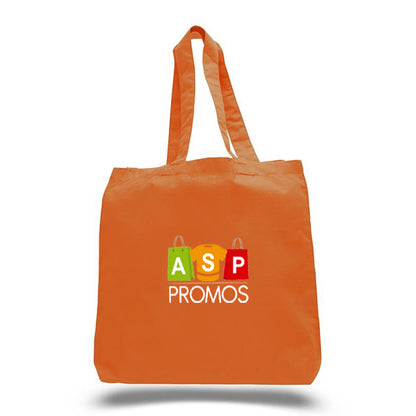 Q-Tees Economical Tote Bag with Bottom Gusset