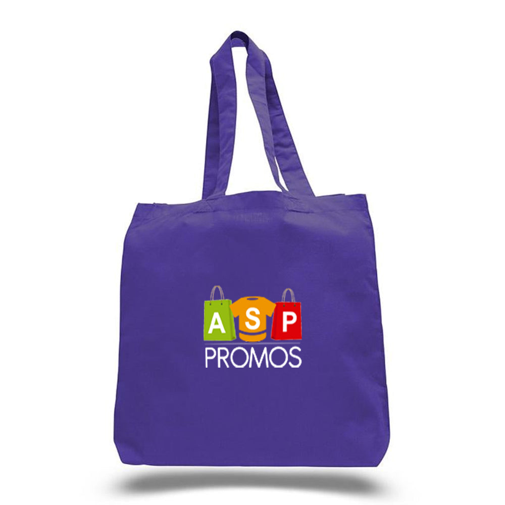 Q-Tees Economical Tote Bag with Bottom Gusset