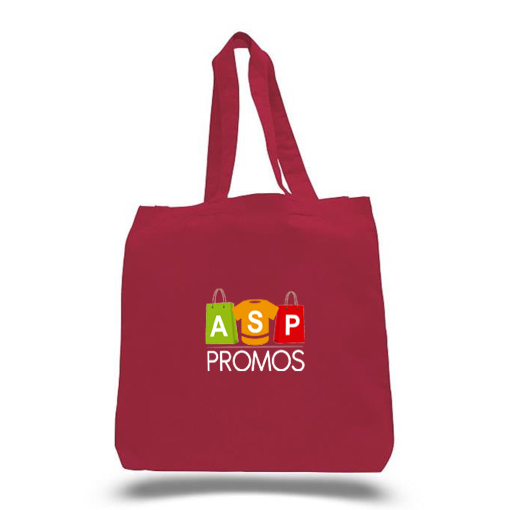 Q-Tees Economical Tote Bag with Bottom Gusset