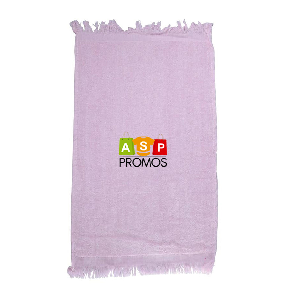 Fingertip Towel Fringed Ends