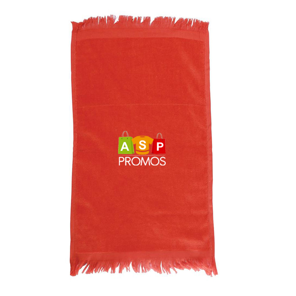 Fingertip Towel Fringed Ends