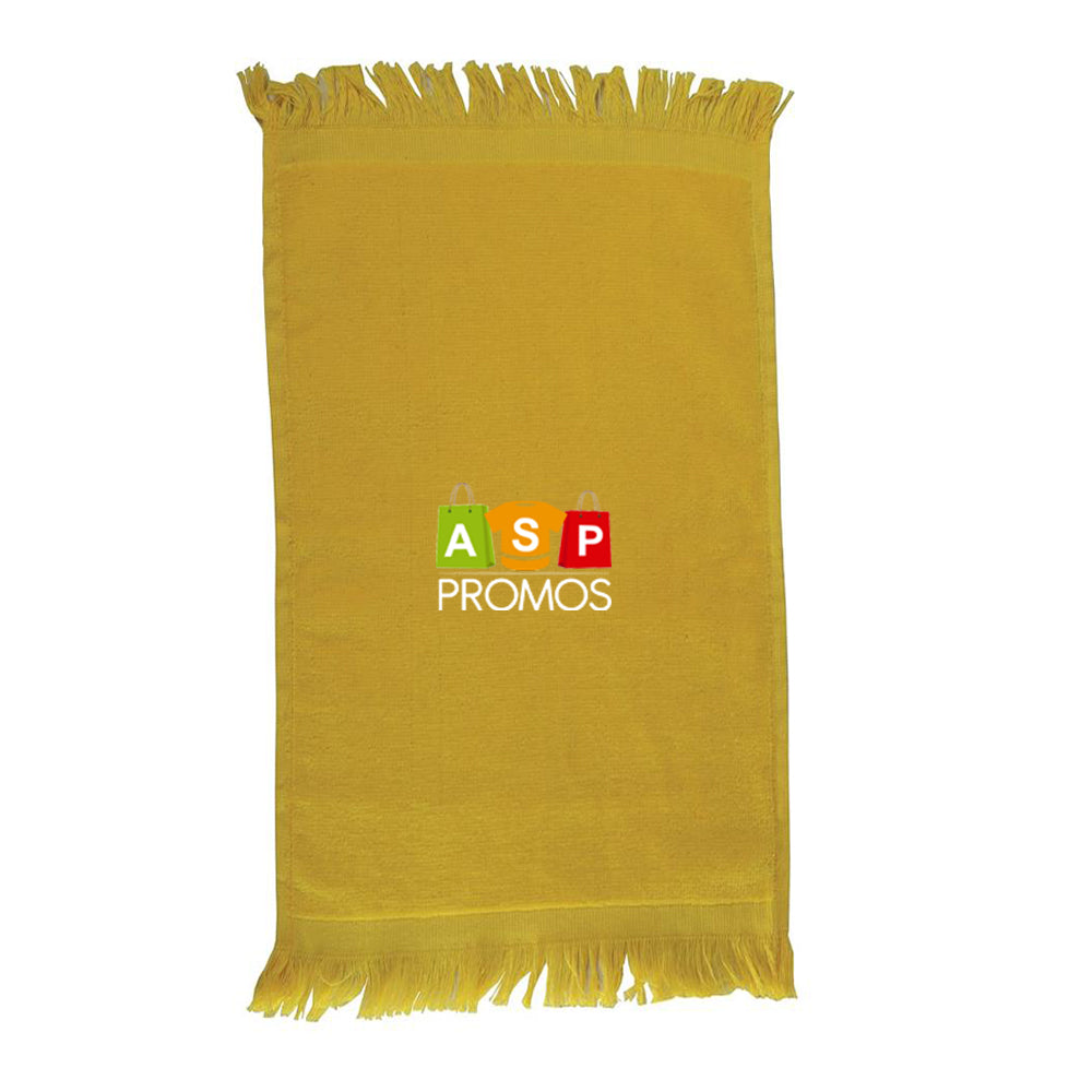 Fingertip Towel Fringed Ends