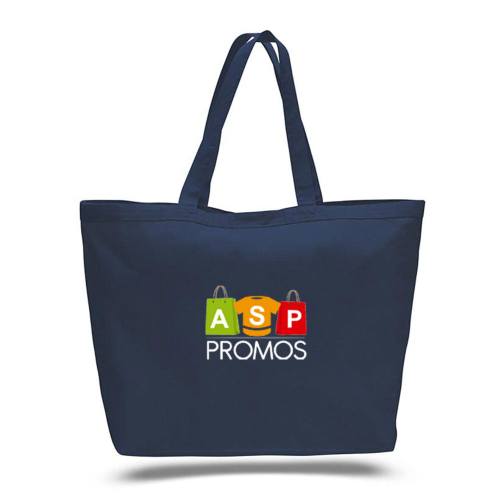 Q-Tees Canvas Big Tote Bag