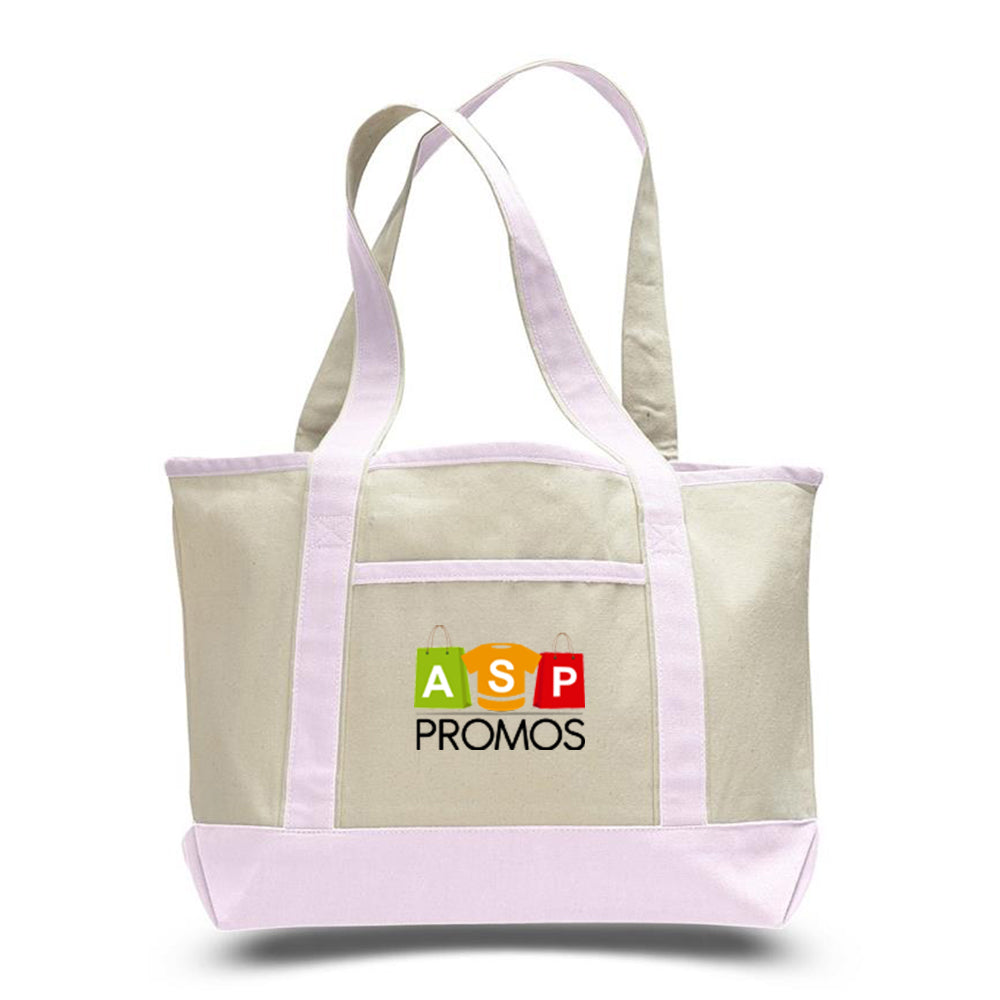 Q-Tees Small Canvas Deluxe Tote Bag