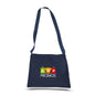 Q-Tees Small Canvas Messenger Bag