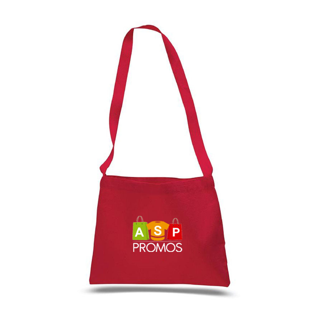 Q-Tees Small Canvas Messenger Bag – ASP Promos