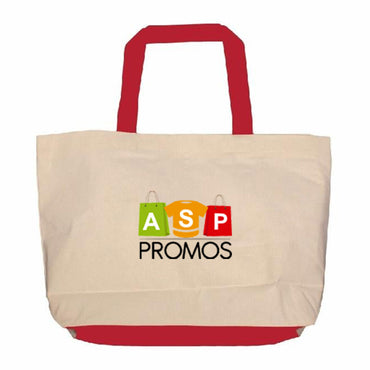 Q-Tees Polyester Zipper Tote Bag