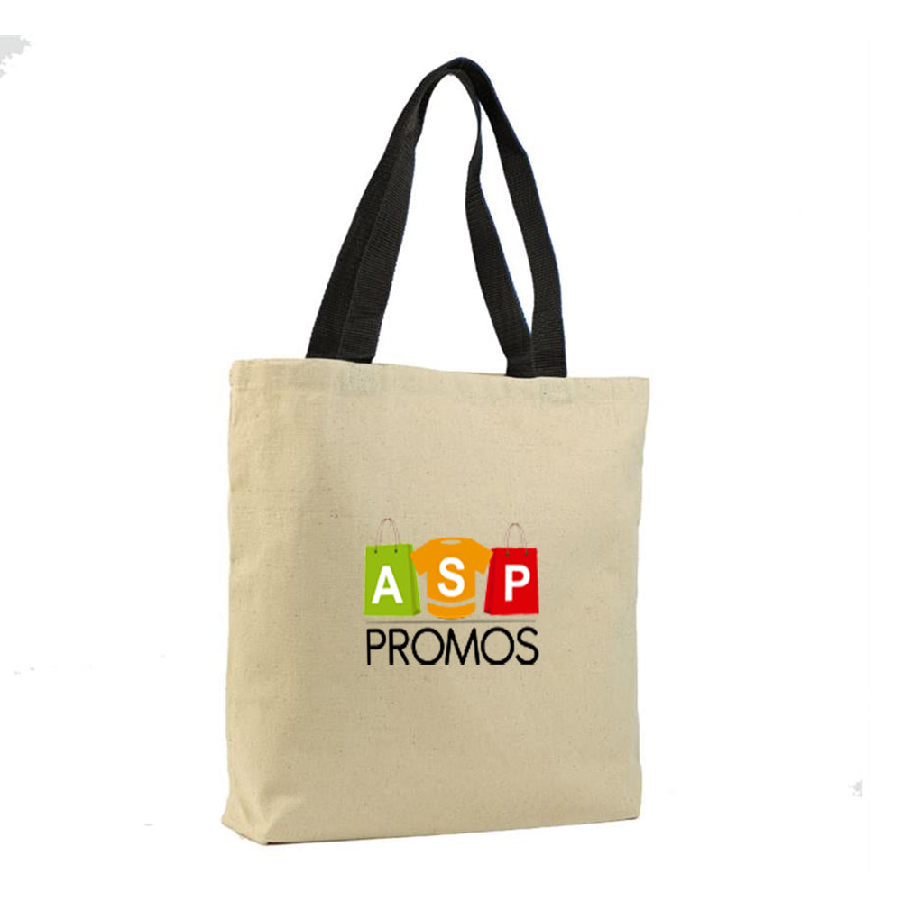 Q-Tees Promotional Tote Bag Bottom Gusset Natural body